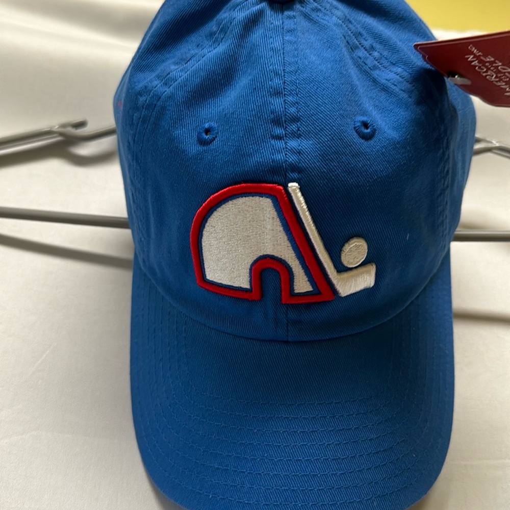 Blue Quebec Nordiques adjustable hat